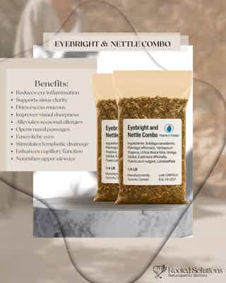 Eyebright & Nettle Combo – Allergy, Eye & Sinus Support Tea image 3