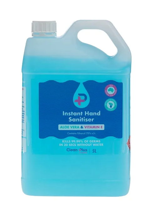 5L PREM Instant Hand Sanitiser 70% Aloe Vera & Vit E