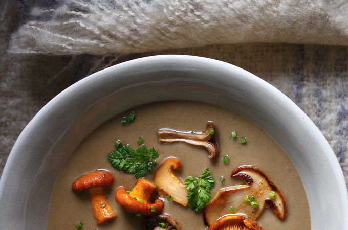 Cream of Wild Mushroom Soup