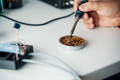 Apply flux for soldering