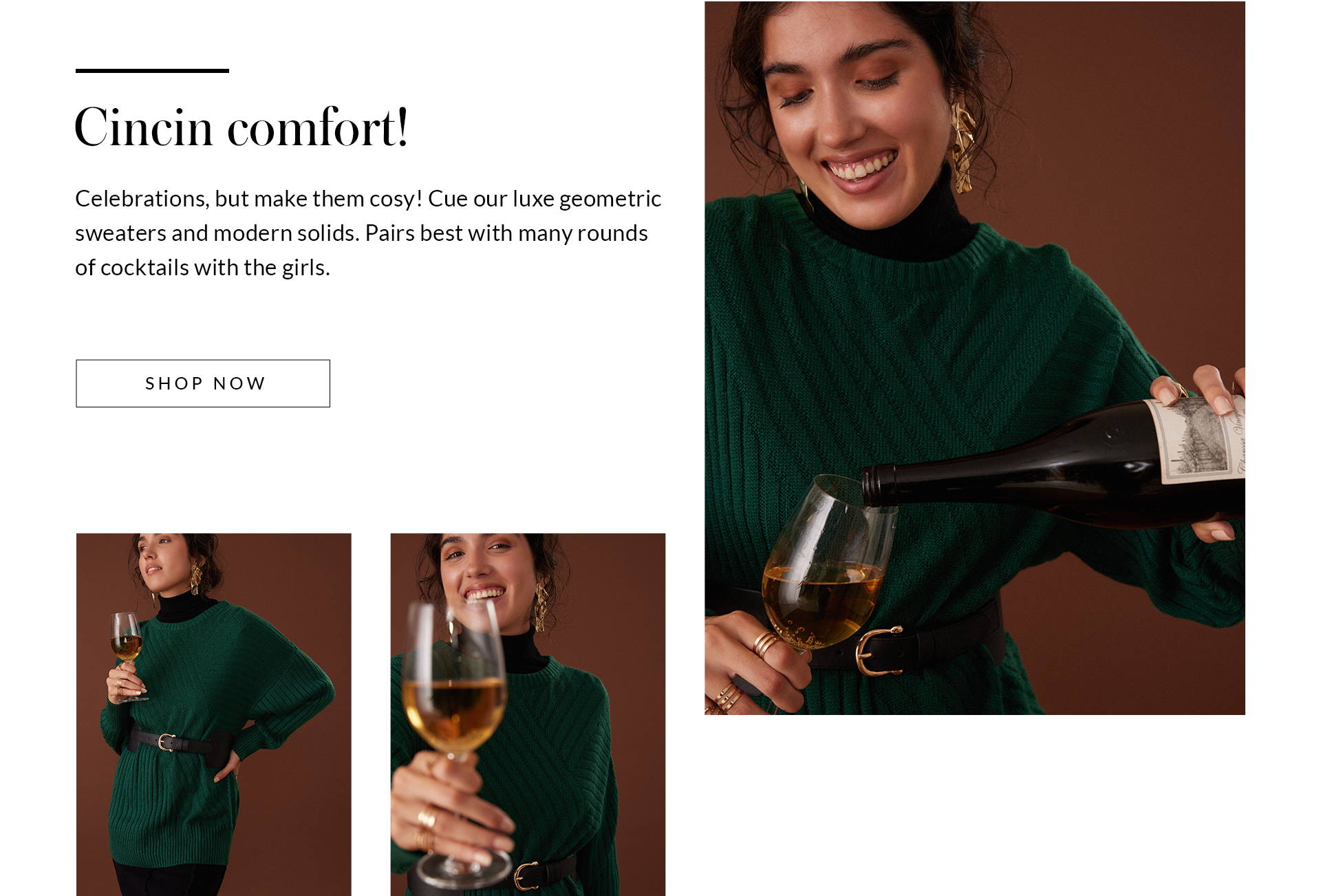 Green Woollen Workwear Sweater