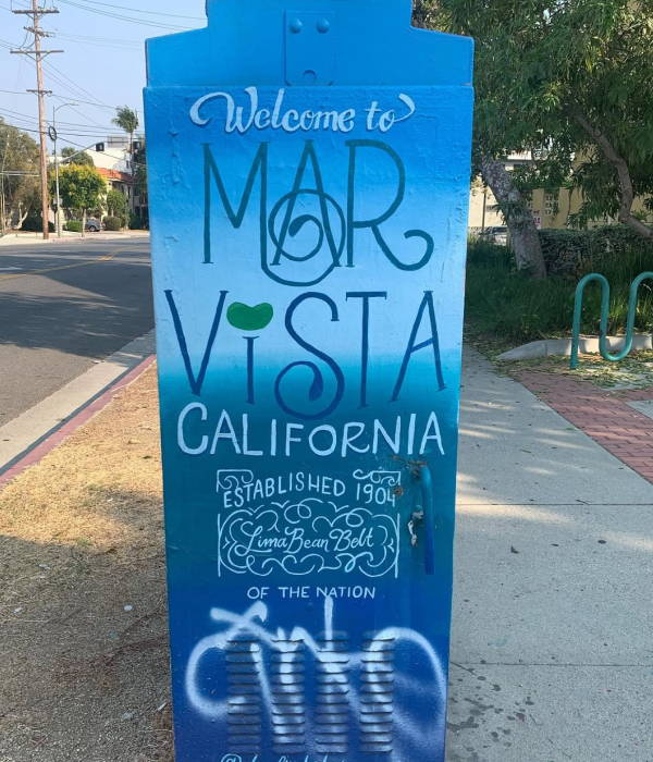 Mar Vista Utility Box graffitied