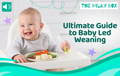 Baby sitting in a high chair | The Milky Box