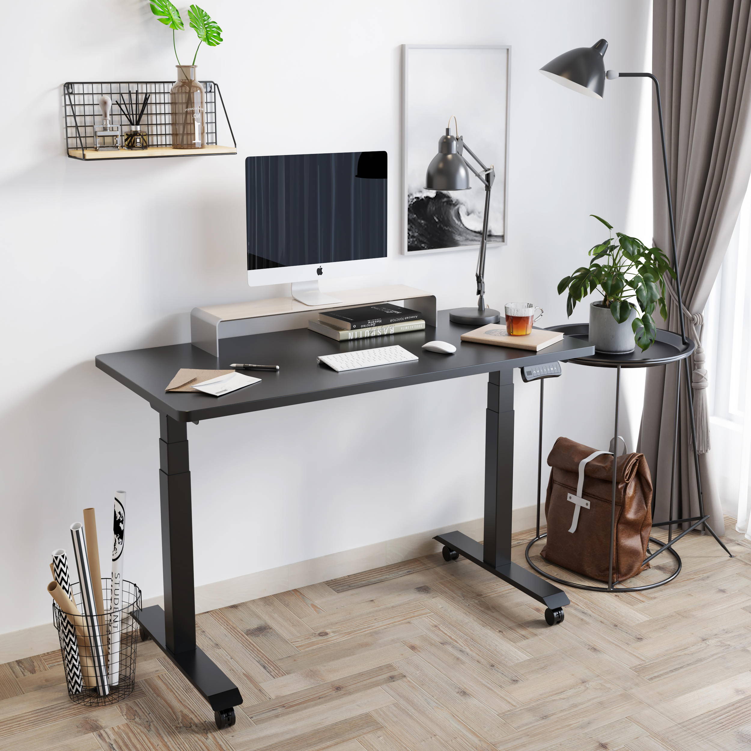 Height adjustable desk