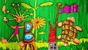 künstlerei pöppinghaus buntes bild