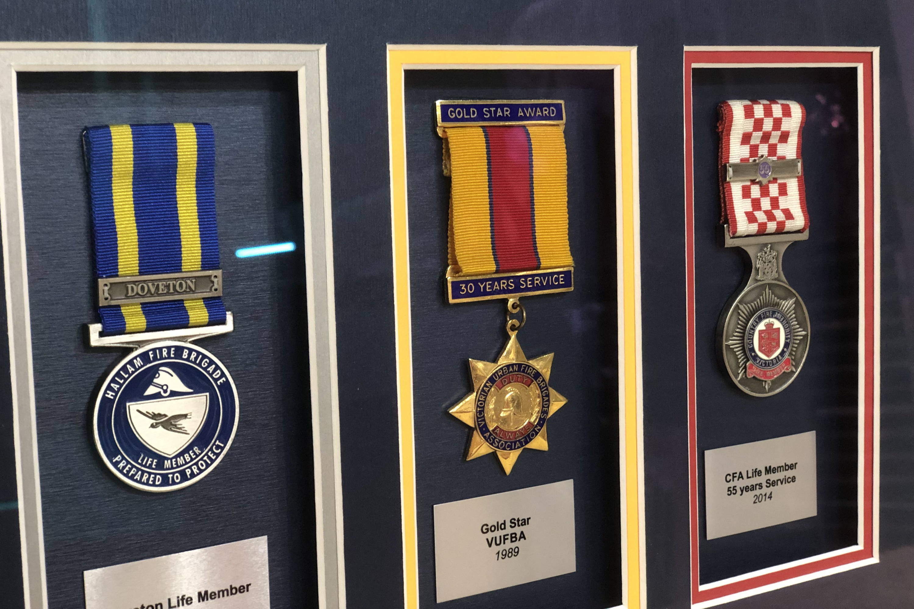 Framed War Medals by FRAMING TO A T