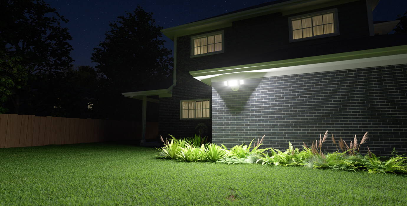 outdoor dusk to dawn security light