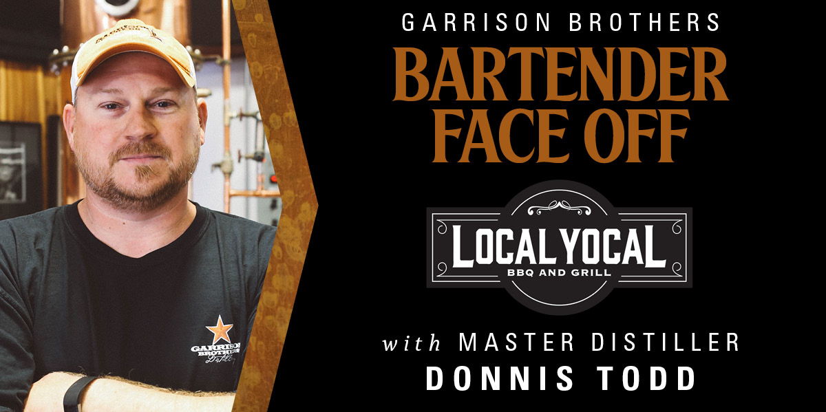 Garrison Brothers Bartender Face Off with Master Distiller Donnis Todd promotional image