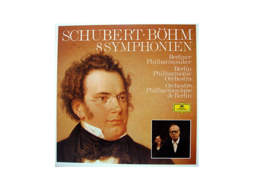 DG / Schubert The Complete 8 Symphonies, - BOHM/BPO, MINT, 5LP Box Set!
