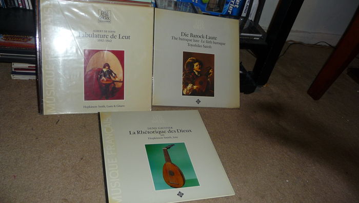 Lute Music LP's - O'dette, Lindberg, Satoh, etc Astree,...