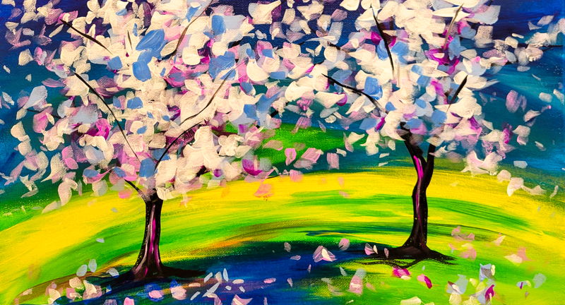Paint + Sip: "Cherry Blossoms" at Starr Hill Crozet