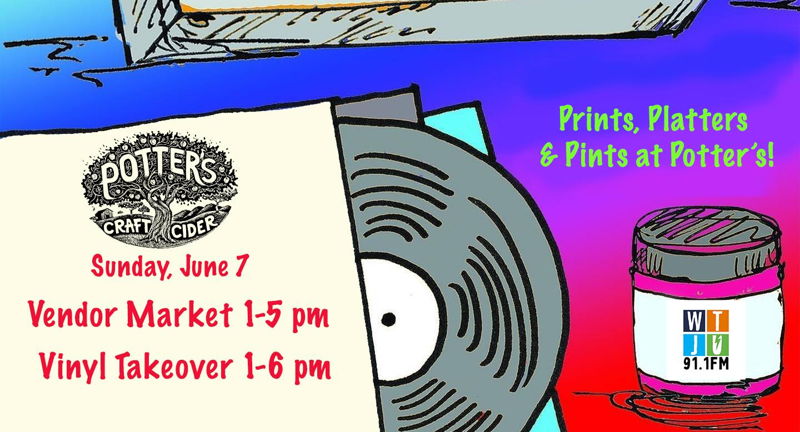 Prints, Platters, & Pints + WTJU Vinyl Takeover