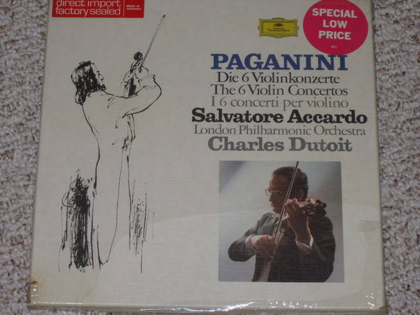 Dgg (Sealed)2740 121 - Paganini 5LP set violin concerto...