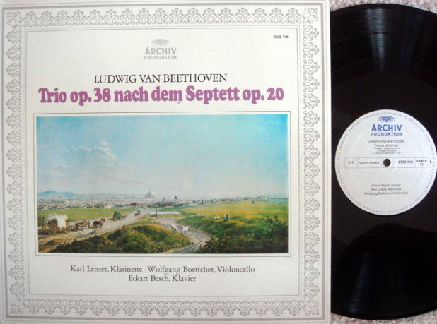Archiv / LEISTER, - Beethoven Trio op.38, MINT!