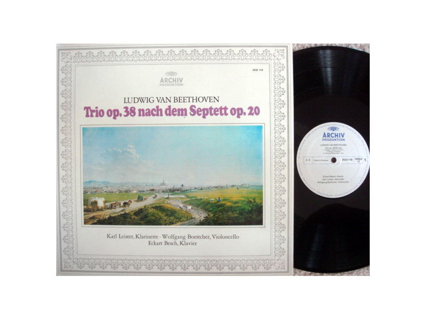 Archiv / LEISTER, - Beethoven Trio op.38, MINT!