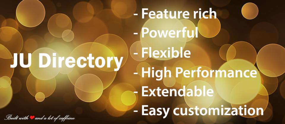 JU Directory - создание директорий (каталогов) на сайте