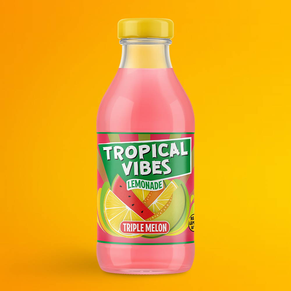 tropical vibes triple melon lemonade