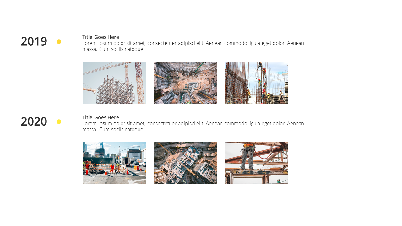 Modern X Construction Presentation Template