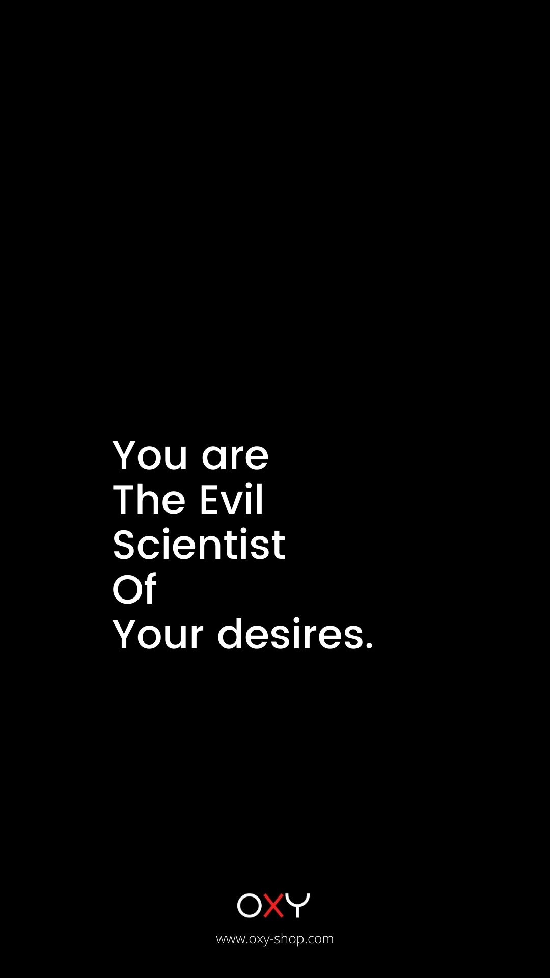 You are the evil scientist of your desires. - BDSM wallpaper
