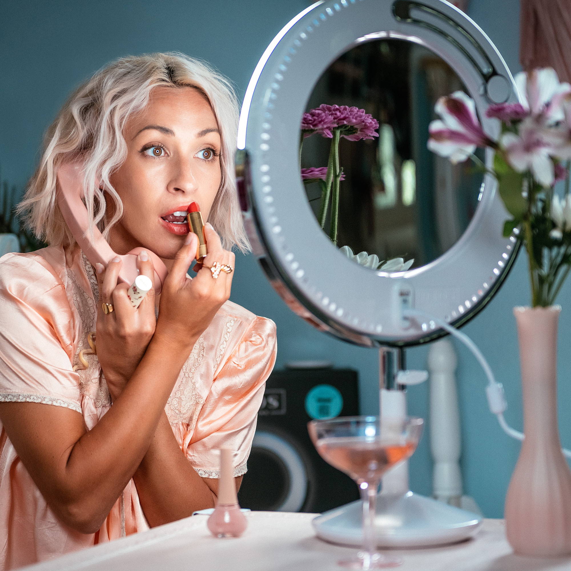 lighted mirror