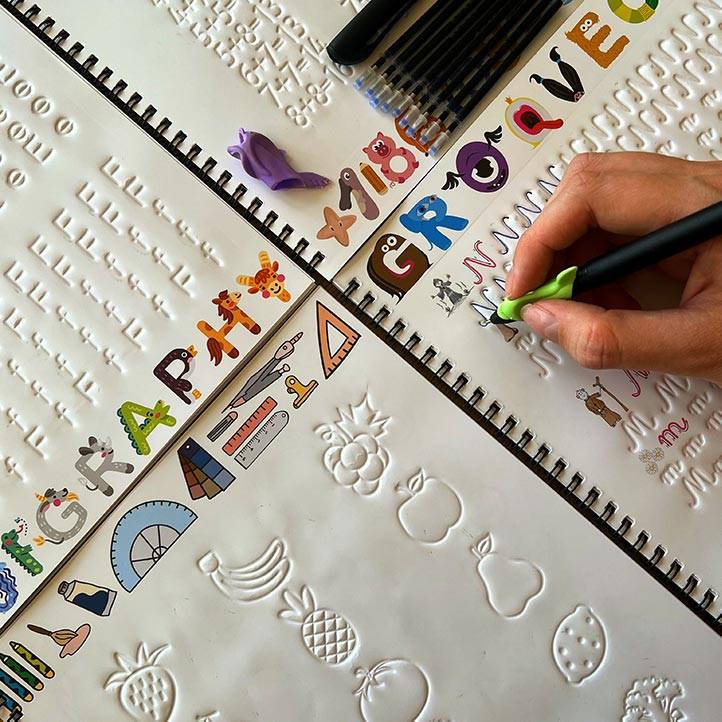 Enfants Magic Groove calligraphie pratique porte-stylo apprentissage  cognitif écriture pratique calligraphie 