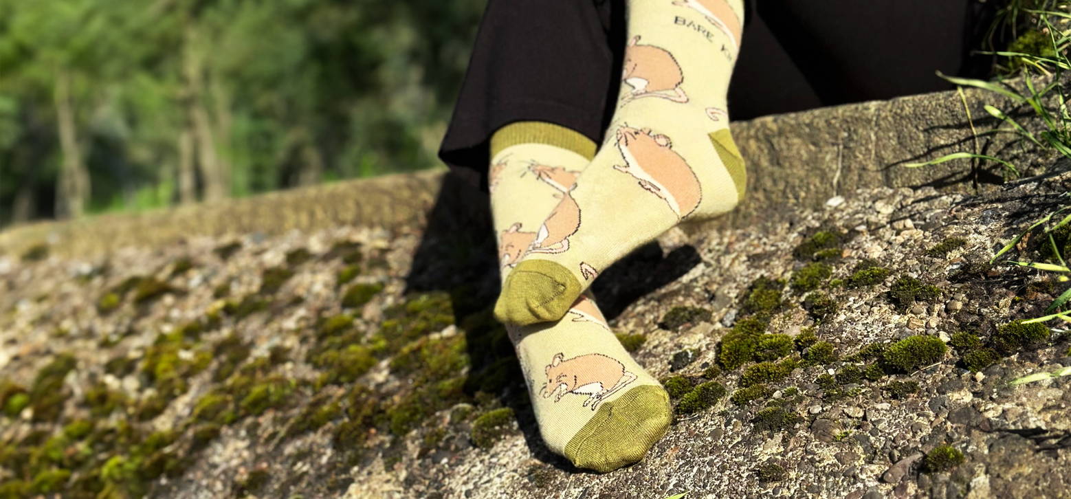 Door mouse bamboo socks for adults 