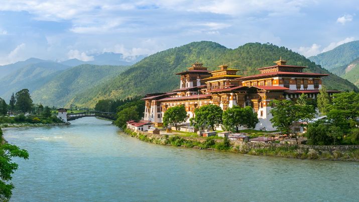 Despite enduring natural calamities and fires over the centuries, Punakha Dzong has been meticulously restored to preserve its original glory