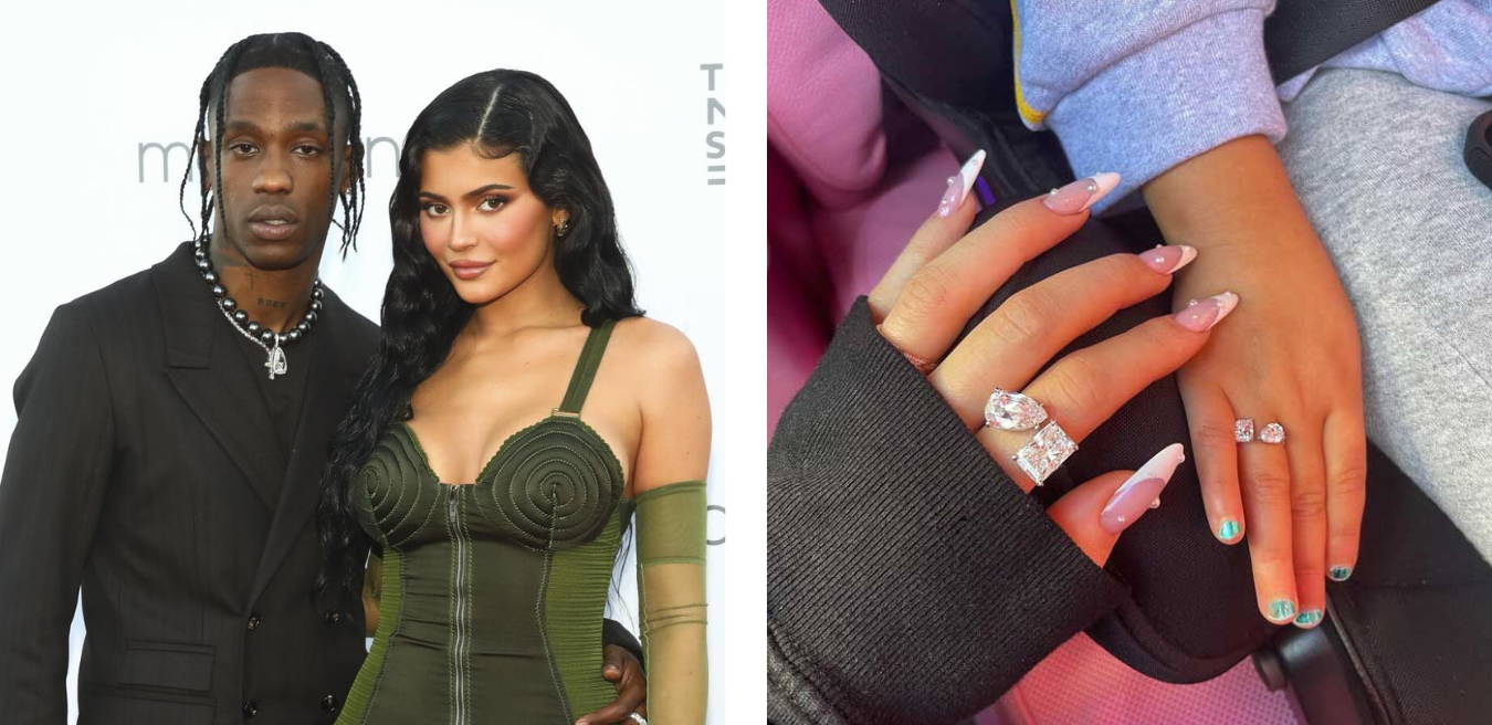 Kylie Jenner toi et moi ring from Travis Scott
