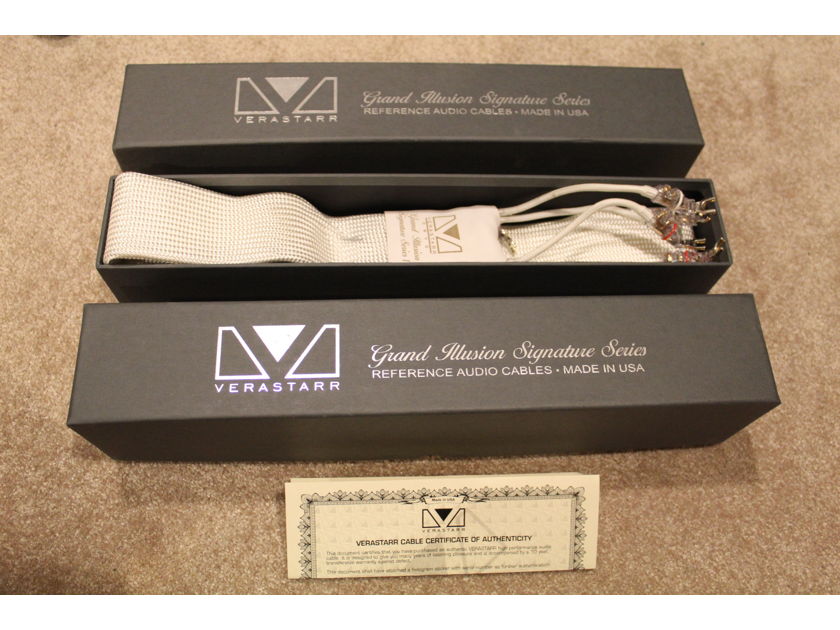 Verastarr Grand Illusion Signature Series 2 Ribbon Speaker Cable. GREAT!
