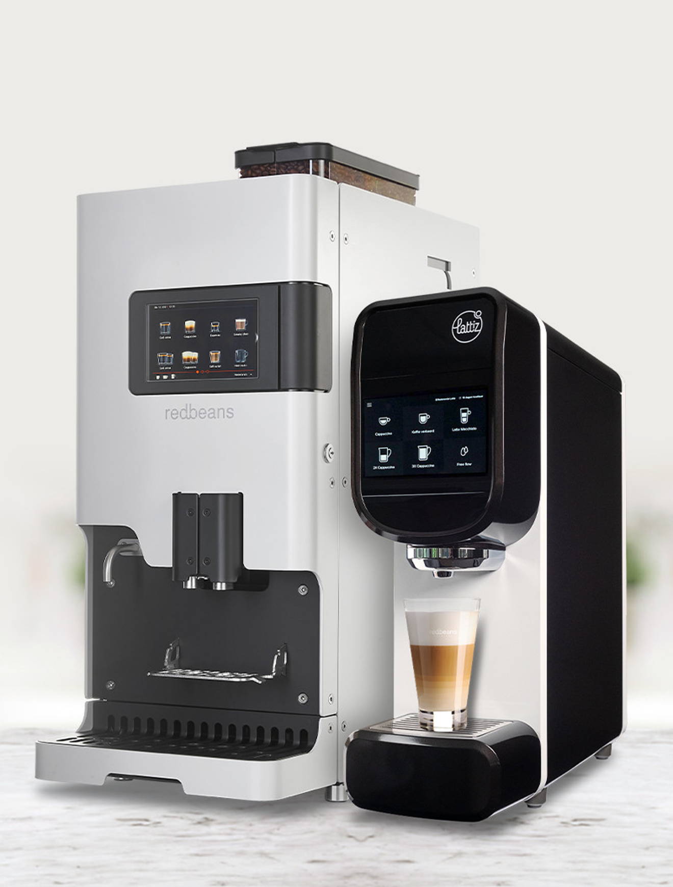 The Beanmachine XL Touch met Lattiz