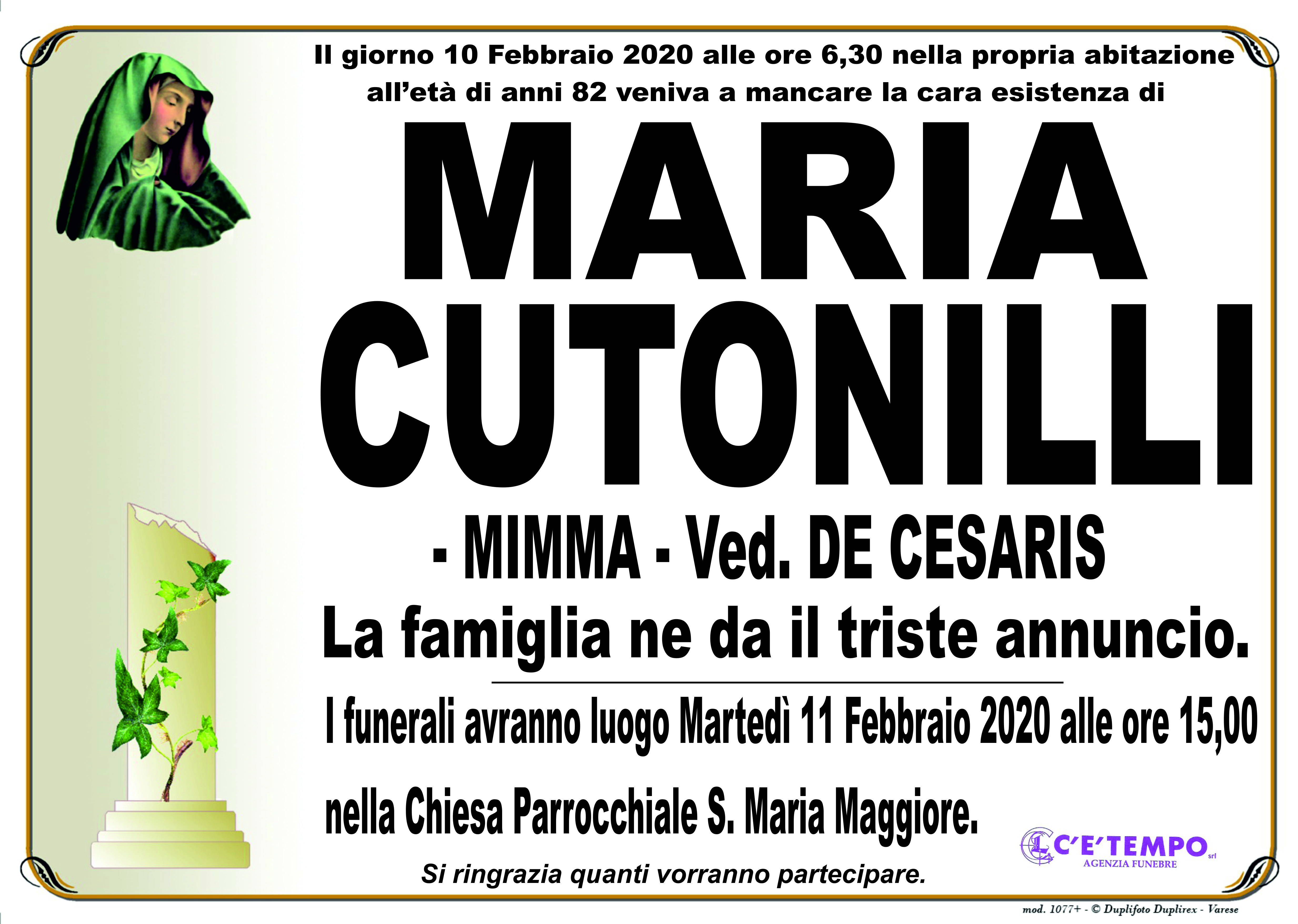 Maria Cutonilli