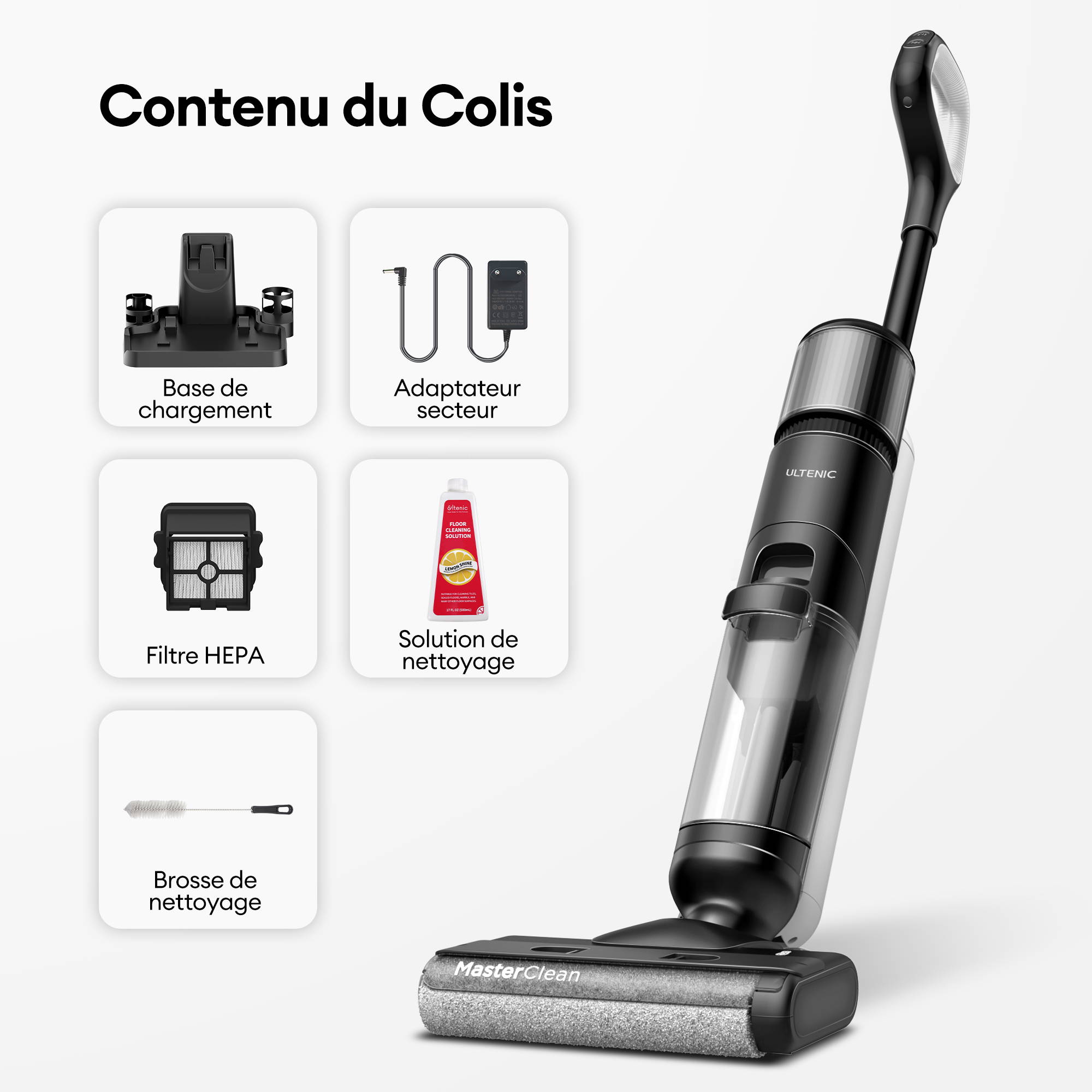 Lot De 3 Filtres HEPA Lavables Pour Aspirateur Ultenic U16 Et FLEX - Kit De Rechange Réutilisable