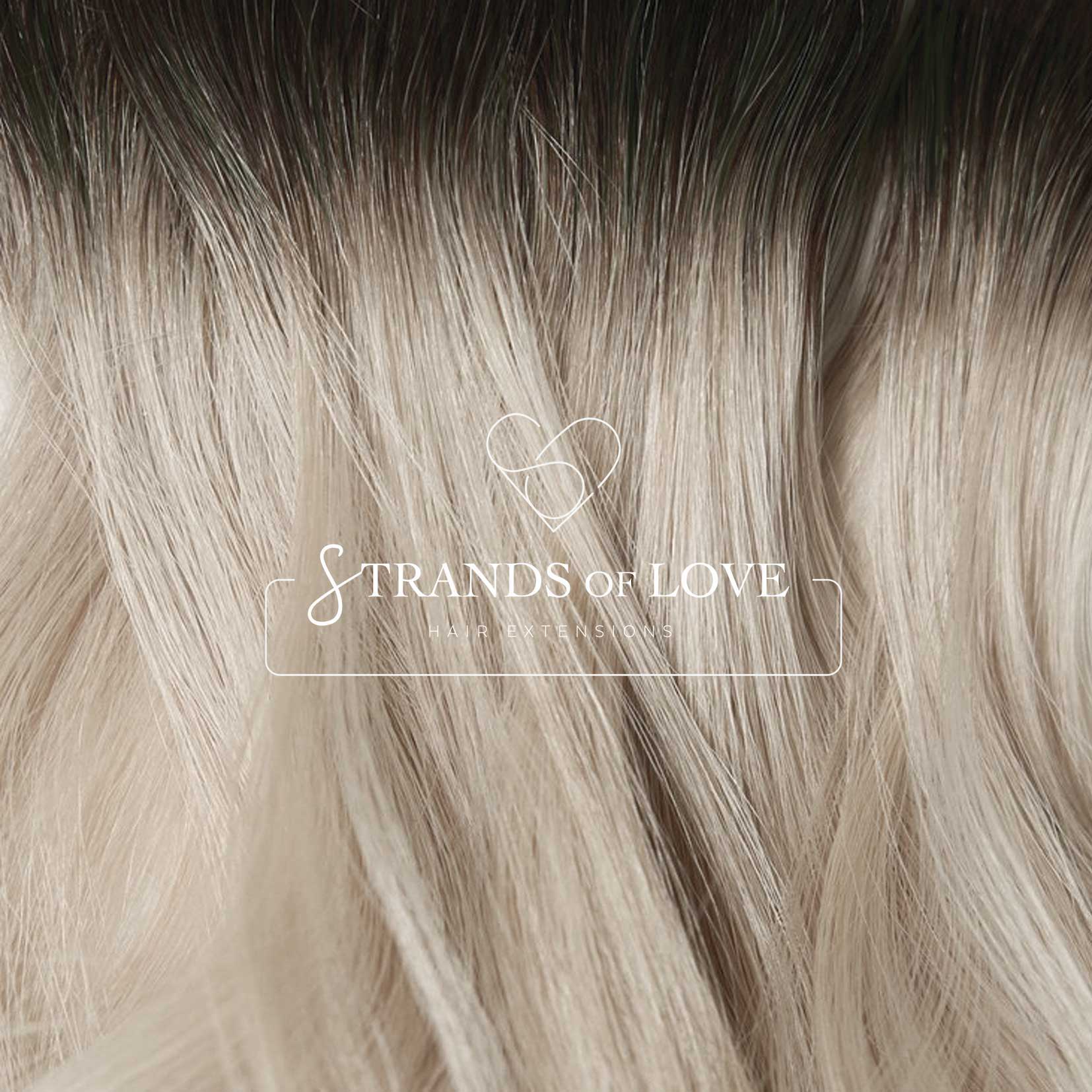 Strands Of Love Hair Extensions Colour Platinum Blonde Silver