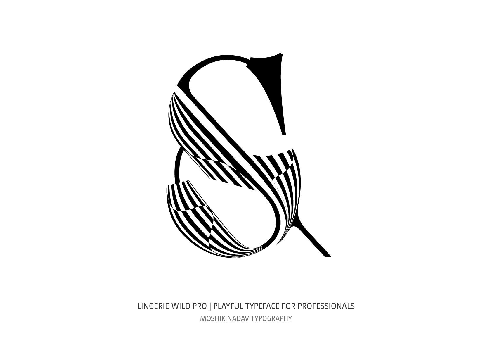 New ampersand for fashion and luxury logos by Moshik Nadav Fashion Typography