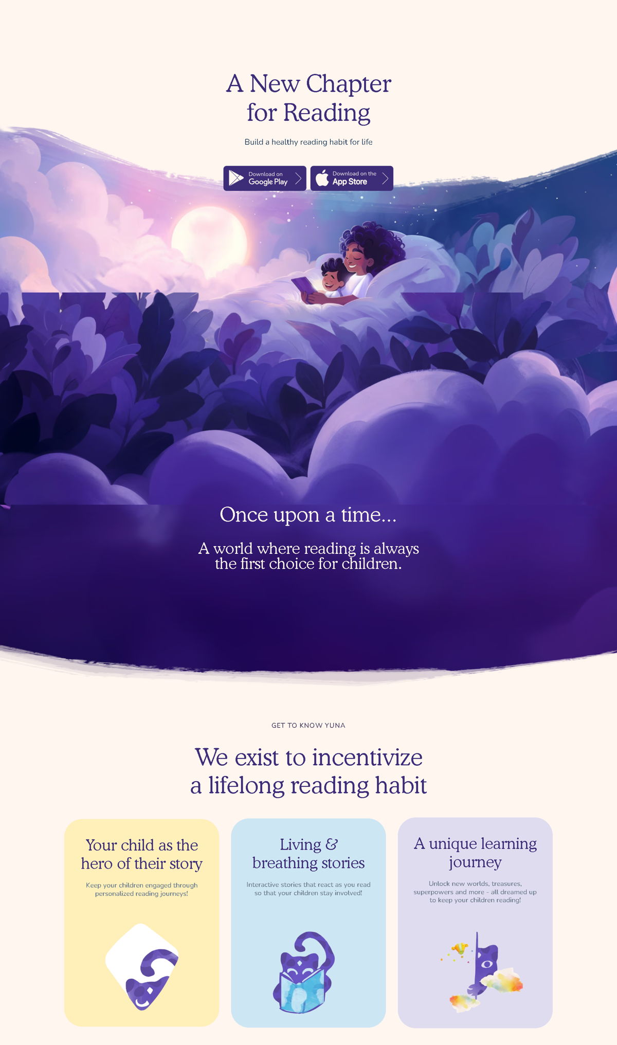 Screenshot of Yuna, from the homepage examples collection.