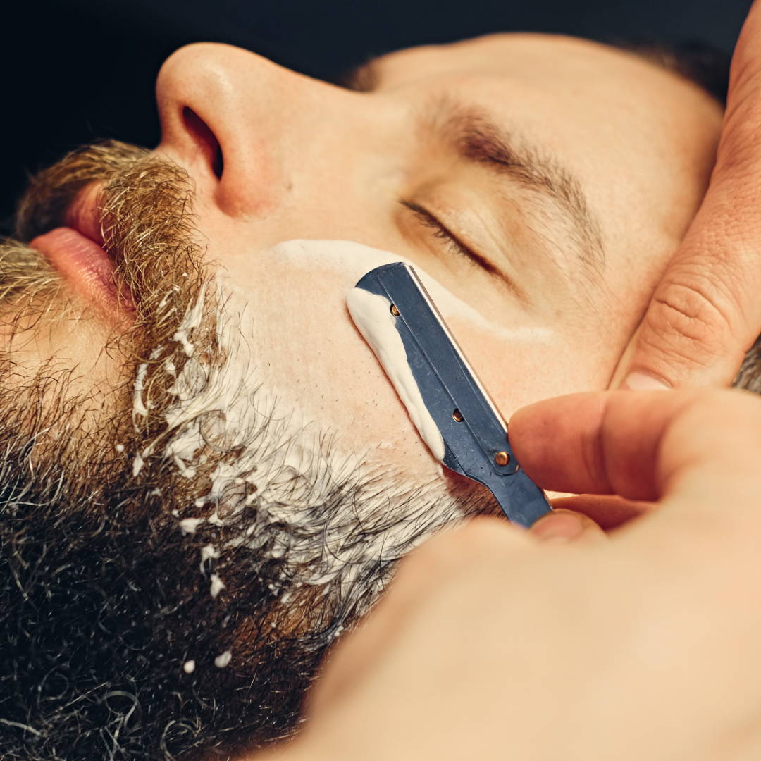 Man Made Cut Throat To Beard