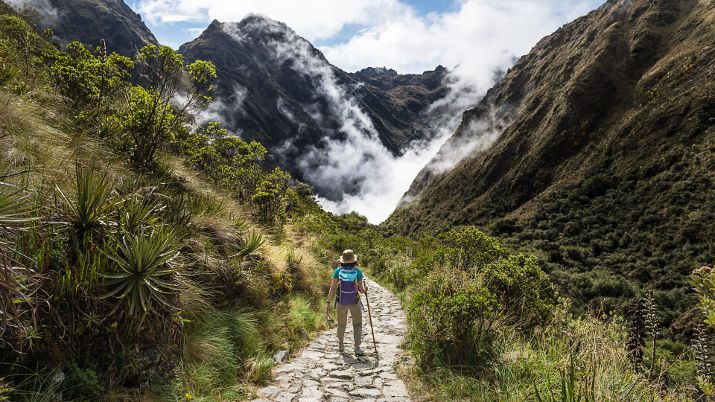 The trek culminates at Machu Picchu, the iconic ancient city, making the challenging journey a truly unforgettable adventure