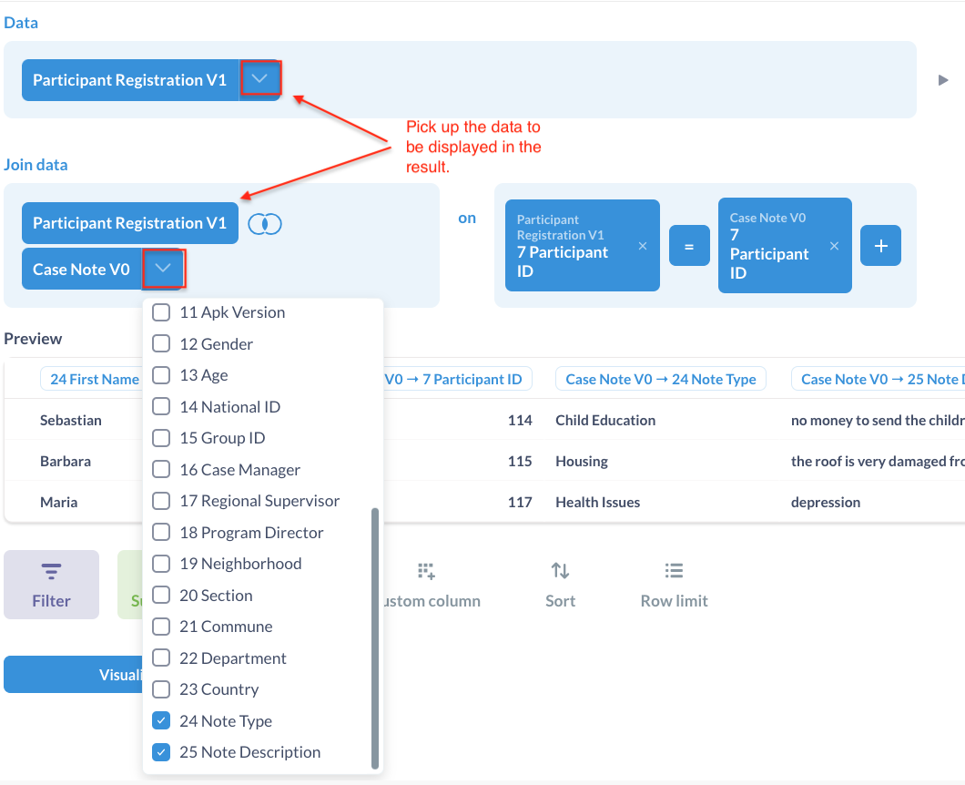Metabase Query Builder