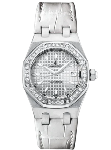 Royal Oak Selfwinding 77321 Stainless Steel / Diamond / Silver / Alligator