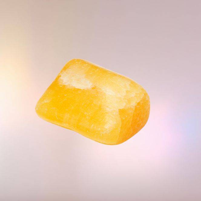 Calcite orange – pierre joyeuse et stimulante, idéale pour les enfants pour renforcer la vitalité, la créativité et l’enthousiasme au sein de la famille.