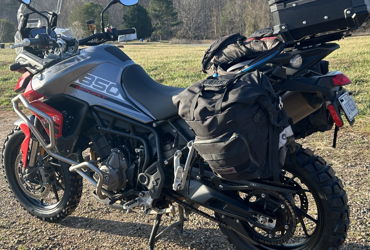 2022 TRIUMPH TIGER 850 SPORT motorcycle for rent near Mill Spring, NC