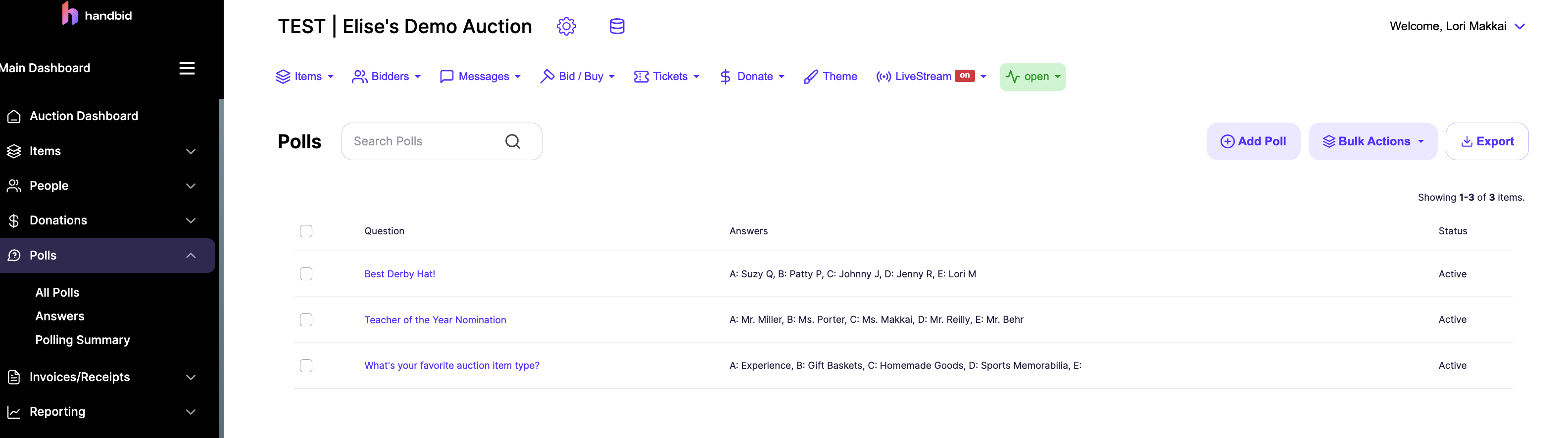 Polls All Polls