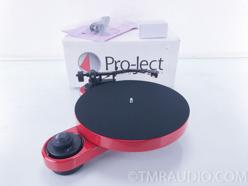 Pro-Ject RPM 1 Carbon Manual Turntable;  Sumiko Pearl Cartridge; Red (2621)