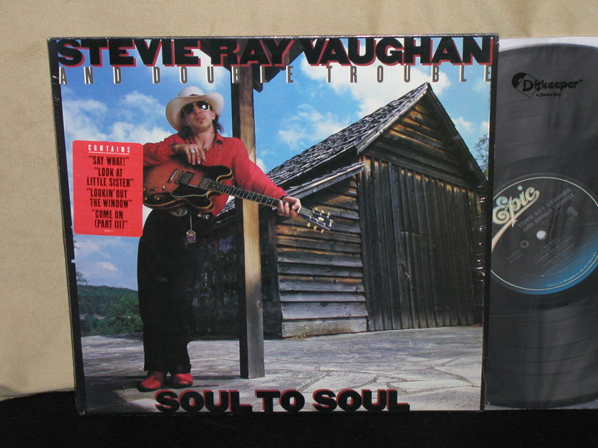 Stevie Ray Vaughan/Double Trouble - "SOUL TO SOUL" Epic FE 40036. In Shrink w/sticker.
