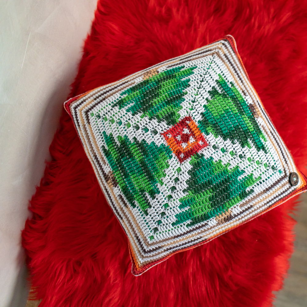 Frosty Pines Pillow