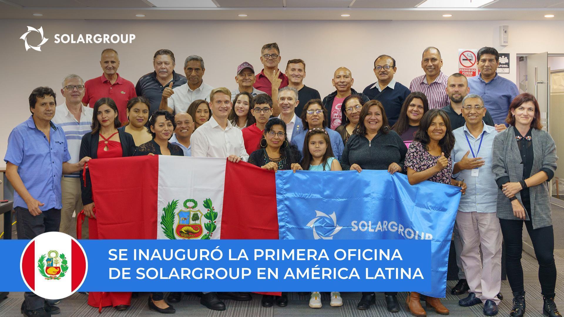 Nuevo paso para el desarrollo del proyecto en América Latina: en Perú se inauguró oficina de SOLARGROUP