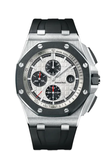 Royal Oak Offshore 44 Stainless Steel / Ceramic / Silver / Rubber