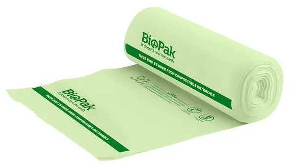 30L bin liner - 570x510mm - 0.018mm - 40x25 - green