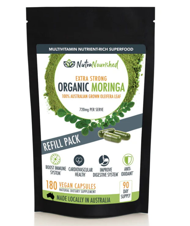 Organic Moringa Leaf Capsules