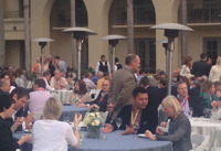 Lunch al fresco at the Ritz Carlton [Tim Welsh photo]